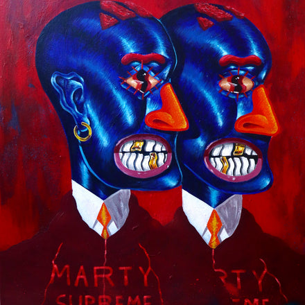 The Blue Face Twins